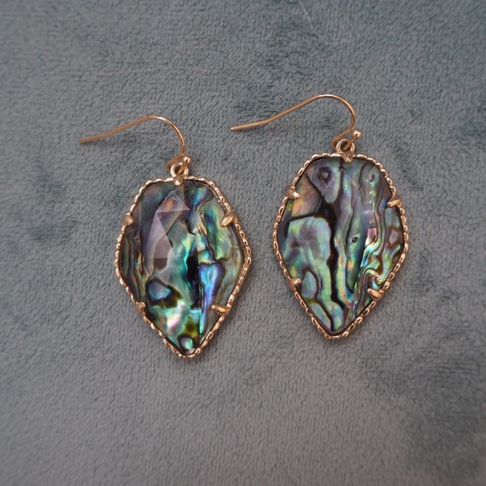 Kendra Scott Abalone Shell Earrings